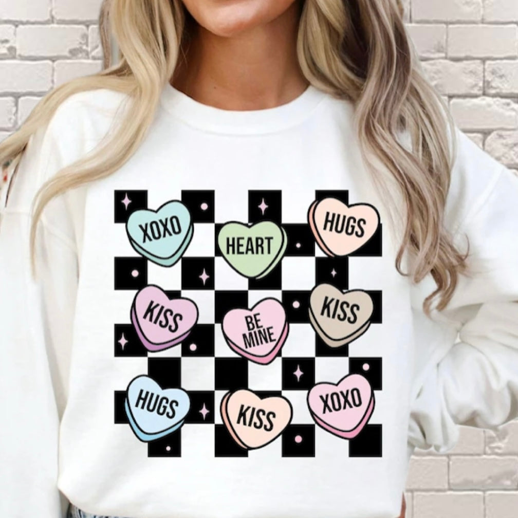 Candy hearts - Sweatshirt